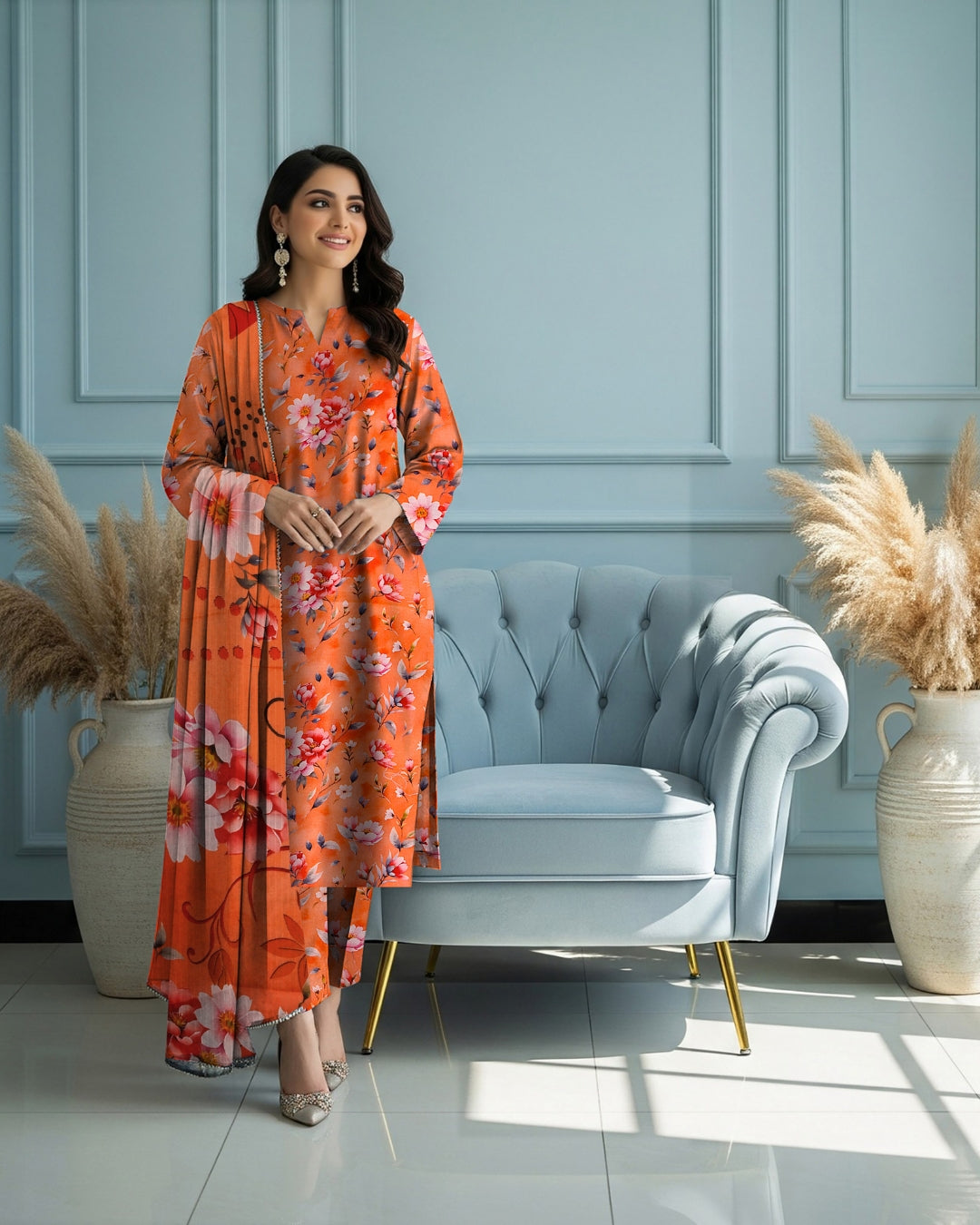 Vibrant Tangerine Charm